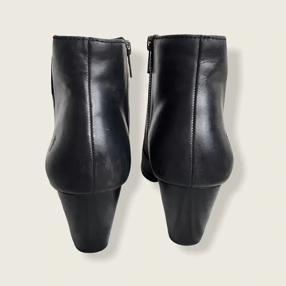 Frye Jennifer Leather Black Casual Ankle Booties